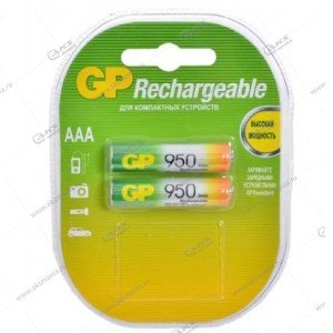 Элемент питания аккумулятор GP R3 (AAA) 950 mAh/2BL