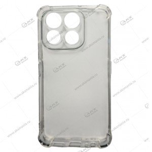 Силикон Huawei Honor X6C 4G плотный прозрачный c усиленными краями
