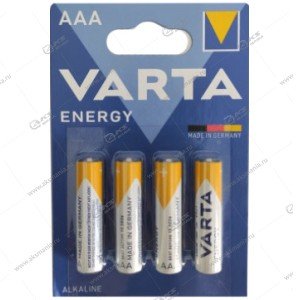 Элемент питания VARTA LR03/4BL ENERGY