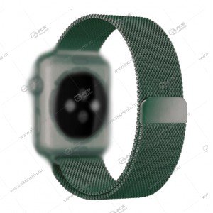 Ремешок Hoco WA03 миланская петля для Apple Watch (42/44/45/49mm) темно-зеленый