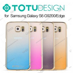 Силикон Samsung S6 Edge Totu в упаков №0 золото