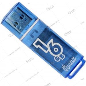Флешка USB 2.0 16GB SmartBuy Glossy Blue