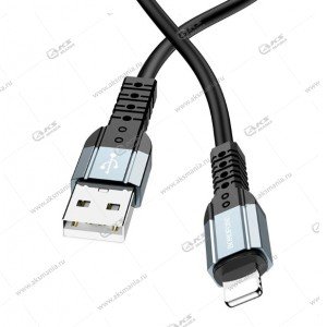 Кабель Borofone BX64 Special silicon Lightning USB черный