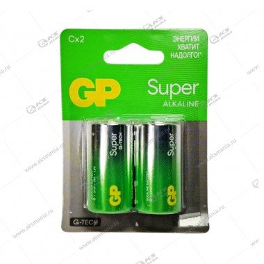 Элемент питания GP LR14/2BL Super G-TECH