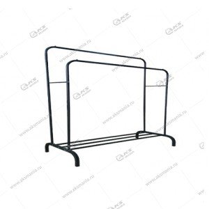 Вешалка YP-205 двойная напольная для одежды до 35 кг 150x110x57см №903