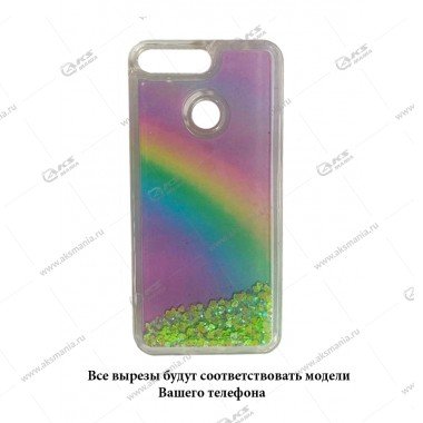 Силикон Аквариум Huawei Honor 10X Lite радуга