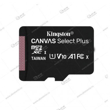 Карта памяти 128GB microSDXC Kingston Class 10 Canvas Select Plus A1 (100 Mb/s) без адаптера