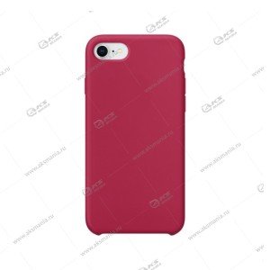 Silicone Case (Soft Touch) для iPhone 6/6S малиновый