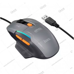 Мышь  проводная Hoco GM52 игровая 12800DPI 1.6м черный
