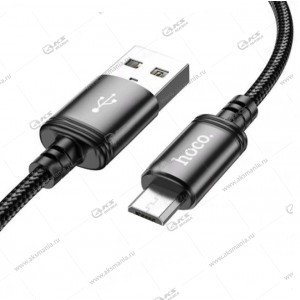 Кабель Hoco X91 Radiance charging data cable Micro USB 3м черный
