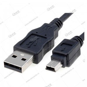 Кабель mini USB D10 / V3 1.5m черный