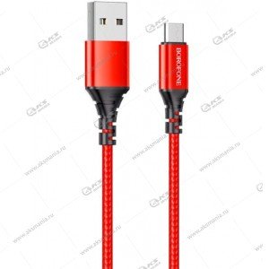 Кабель Borofone BX54 Ultra bright Micro USB красный