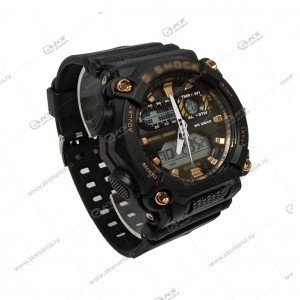 Наручные часы C-Shock в металлическом боксе черные с бронзой