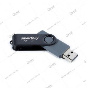 Флешка USB 2.0 64GB SmartBuy Twist Black
