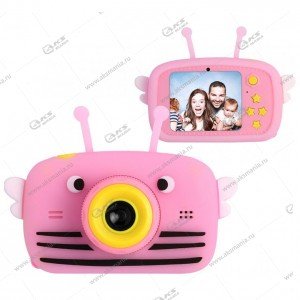 Детский фотоаппарат Zoo Kids Camera пчелка розовый