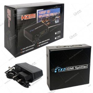 Разветвитель H137 HDMI Splitter 1x2 port black