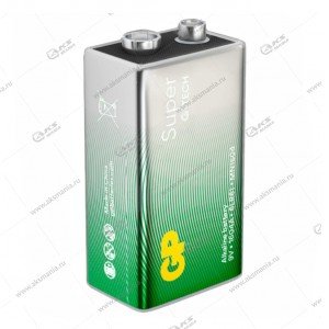 Элемент питания GP 6LR61/1SH (крона) Super Alkaline G-Tech