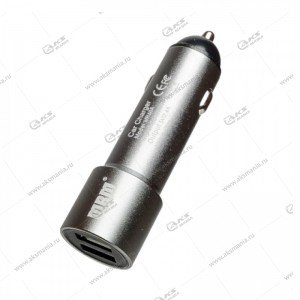 АЗУ MRM MR60A 2usb 2.4A серый в коробке