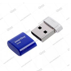 Флешка USB 2.0 32GB SmartBuy Lara Blue (синий)