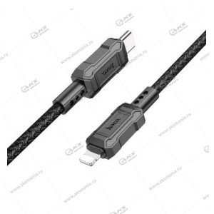 Кабель Hoco X94 Leader charging data cable PD Type-C to lightning 1m черный