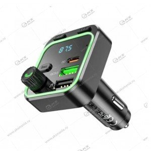 FM Модулятор Borofone BC53 Highway PD20W+QC3.0 car BT FM transmitter