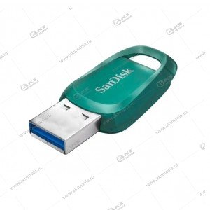 Флешка USB 3.2 128GB SanDisk Ultra Eco морская волна