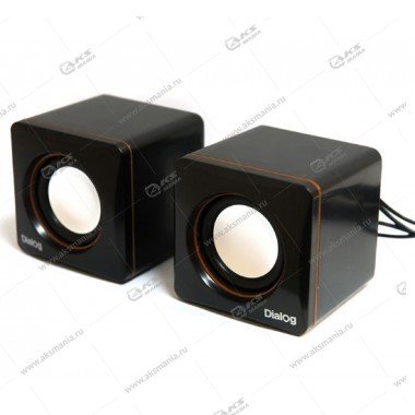 Компьютерные колонки Dialog Colibri AC-04UP 6W черно-оранжевый