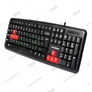 Клавиатура Nakatomi Navigator KN-02U USB black-red