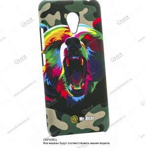 Пластик Samsung S3/i9300 камуфляж с медведем