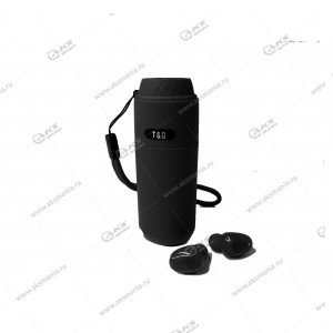 Колонка портативная + гарнитура Portable TG806 2в1 черный