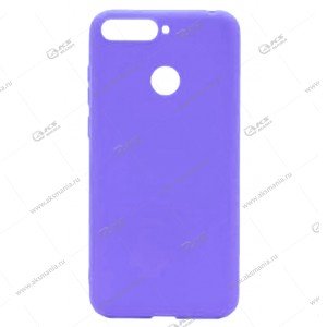 Silicone Cover для Huawei Honor Y6 Prime/ 7A Pro фиолетовый