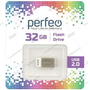 Флешка USB 2.0 32GB Perfeo M05 Metal Series