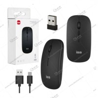 Мышь беспроводная WM-2 ISA, черный, 2.4G, Bluetooth (IS322128)