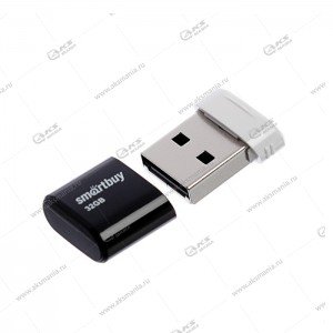 Флешка USB 2.0 32GB SmartBuy Lara Black (черный)