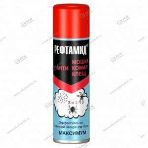 Аэрозоль "Рефтамид Максимум" 3в1 от насекомых (до 8 часов) 147мл