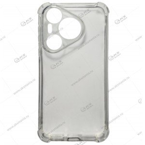 Силикон Huawei Pura 70 Pro/P70 Pro+ плотный прозрачный c усиленными краями