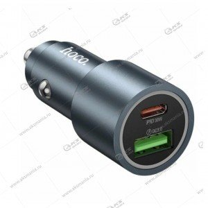 АЗУ Hoco Z60 48W PD30W+QC3.0 серый металл