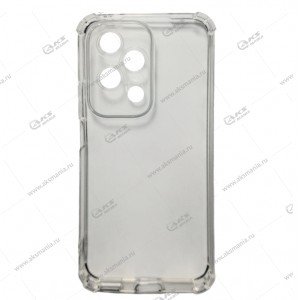 Силикон Huawei Honor 200 Lite 5G плотный прозрачный c усиленными краями