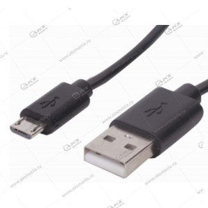 Кабель Denmen D23V Micro USB 2.1A 2м черный