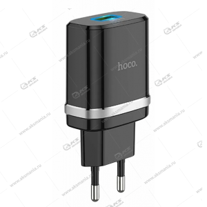 СЗУ Hoco C12Q Smart QC3.0 1USB черный