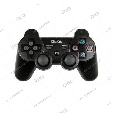 Беспроводной геймпад GP-A16RF Dialog Gan-Kata - RF 2.4G, вибрация, 12 кнопок, PS3, черный
