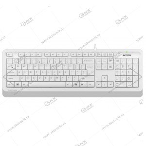 Клавиатура A4Tech Fstyler FK10 USB, белый/серый