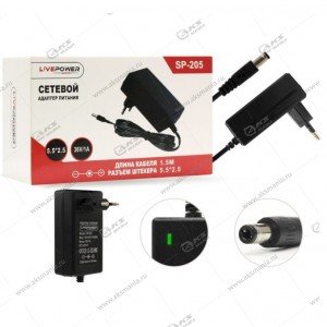 Блок питания Live-Power 36В 1А разъем 5,5*2,5 SP-205 1.5м