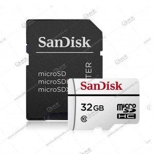 Карта памяти 32GB microSDHC class 10 SanDisk High Endurance Video Monitoring Card 100MB/s c адапт.