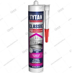 Монтажный клей №1 "TYTAN" Professional Classic FIX  (стекло,пластик,керамика) 310ml