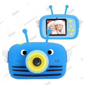 Детский фотоаппарат Zoo Kids Camera пчелка синий