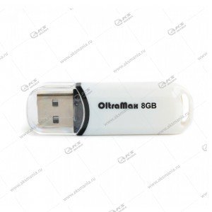 Флешка USB 2.0 8GB OltraMax 230 Whaite