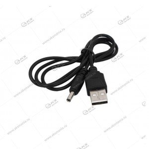Кабель USB D10 3.5x1.35mm 1м черный