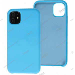 Silicone Case (Soft Touch) для iPhone 12 mini голубой