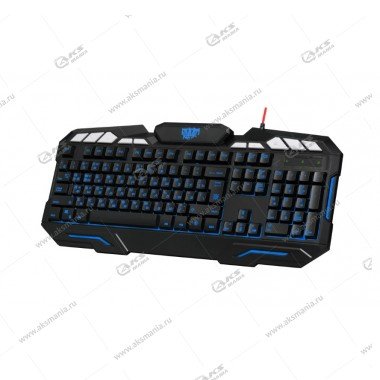 Клавиатура Defender Doom GK-100DL игровая с подсветкой, черная